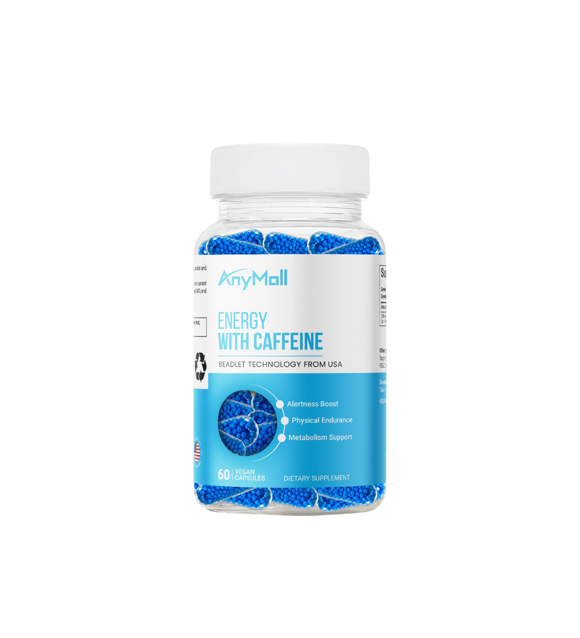 Energy with Caffeine (60 capsules) 能量咖啡因 （60 粒）